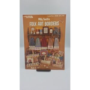 Folk Art Borders. Book 2, 1984 Leaflet 308 Cross Stitch Pattern